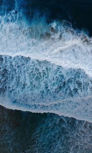 Preview wallpaper wave, water, wavy, sea