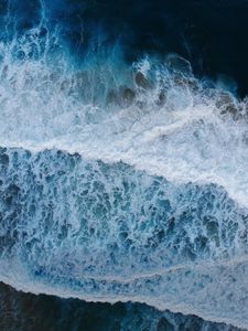Preview wallpaper wave, water, wavy, sea