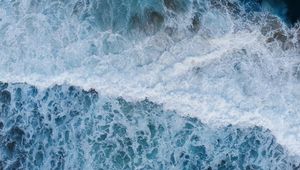 Preview wallpaper wave, water, wavy, sea