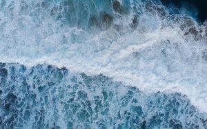 Preview wallpaper wave, water, wavy, sea