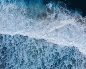 Preview wallpaper wave, water, wavy, sea