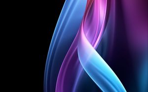 Preview wallpaper waves, abstraction, background, colorful