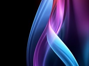 Preview wallpaper waves, abstraction, background, colorful