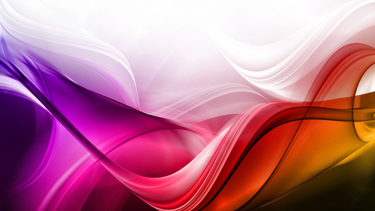 Wallpaper waves, background, colorful, lines