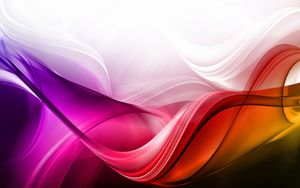 Preview wallpaper waves, background, colorful, lines