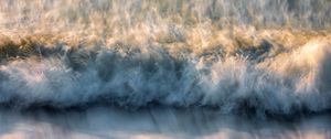 Preview wallpaper waves, blur, abstraction, long exposure