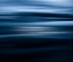 Preview wallpaper waves, blur, distortion, abstraction, blue