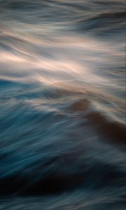Preview wallpaper waves, blur, long exposure, water, surface