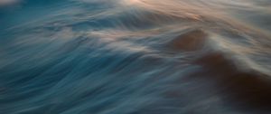 Preview wallpaper waves, blur, long exposure, water, surface