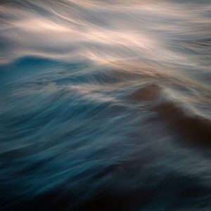 Preview wallpaper waves, blur, long exposure, water, surface