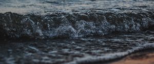 Preview wallpaper waves, coast, sea, horizon