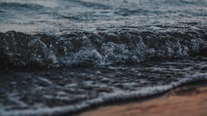 Preview wallpaper waves, coast, sea, horizon