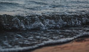 Preview wallpaper waves, coast, sea, horizon