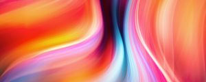 Preview wallpaper waves, colorful, abstraction, illusion