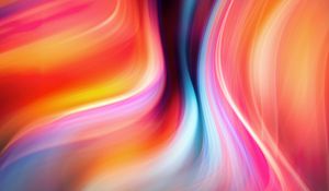Preview wallpaper waves, colorful, abstraction, illusion