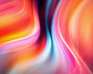 Preview wallpaper waves, colorful, abstraction, illusion