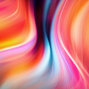 Preview wallpaper waves, colorful, abstraction, illusion