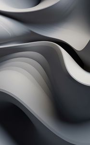 Preview wallpaper waves, curves, relief, shadow, abstraction