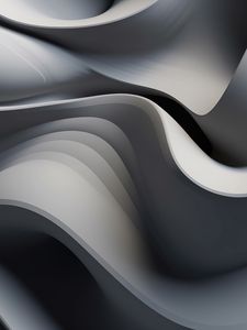 Preview wallpaper waves, curves, relief, shadow, abstraction