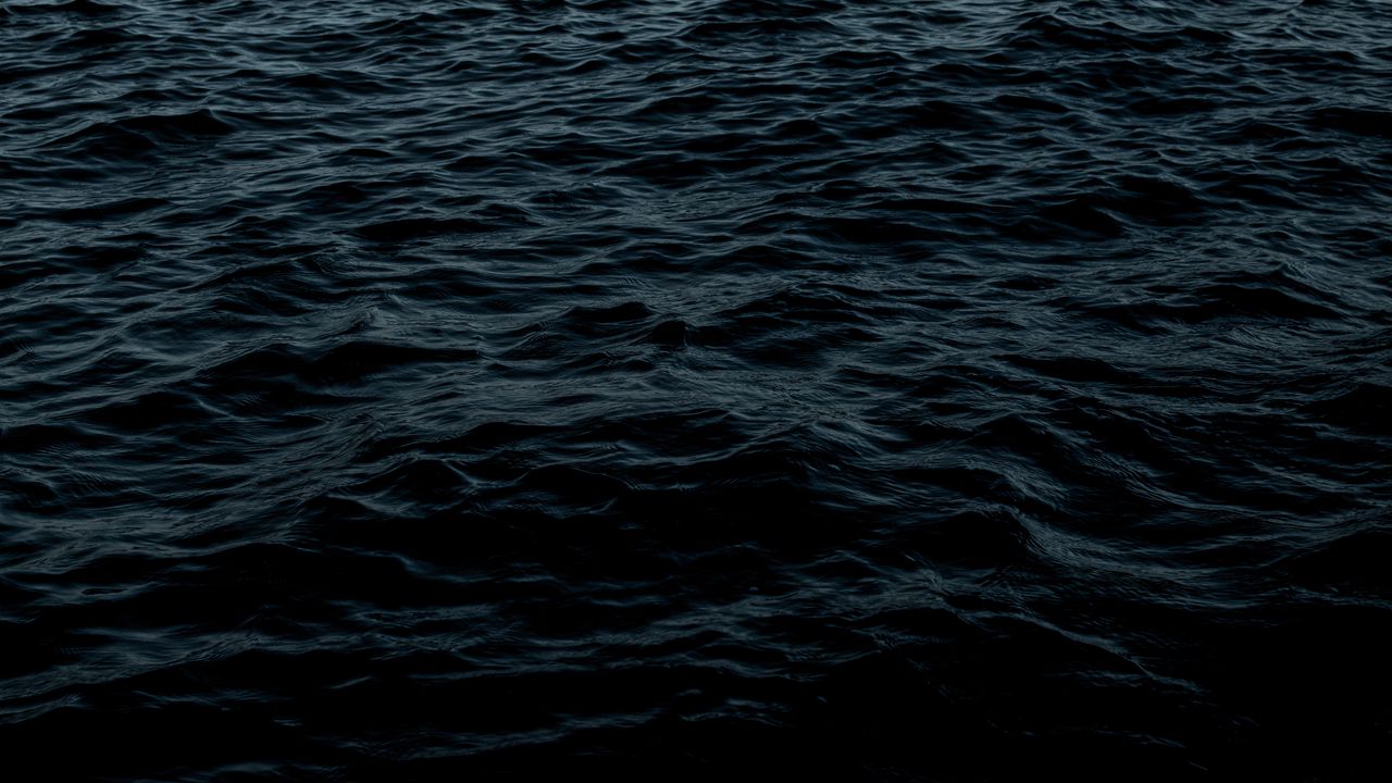 Wallpaper waves, dark, water, ripples