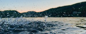 Preview wallpaper waves, drops, water, splashes