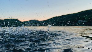Preview wallpaper waves, drops, water, splashes