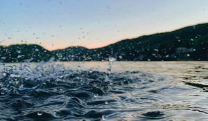 Preview wallpaper waves, drops, water, splashes
