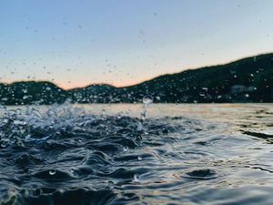 Preview wallpaper waves, drops, water, splashes