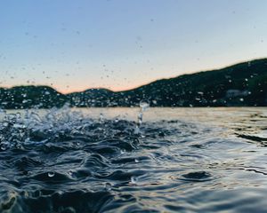 Preview wallpaper waves, drops, water, splashes
