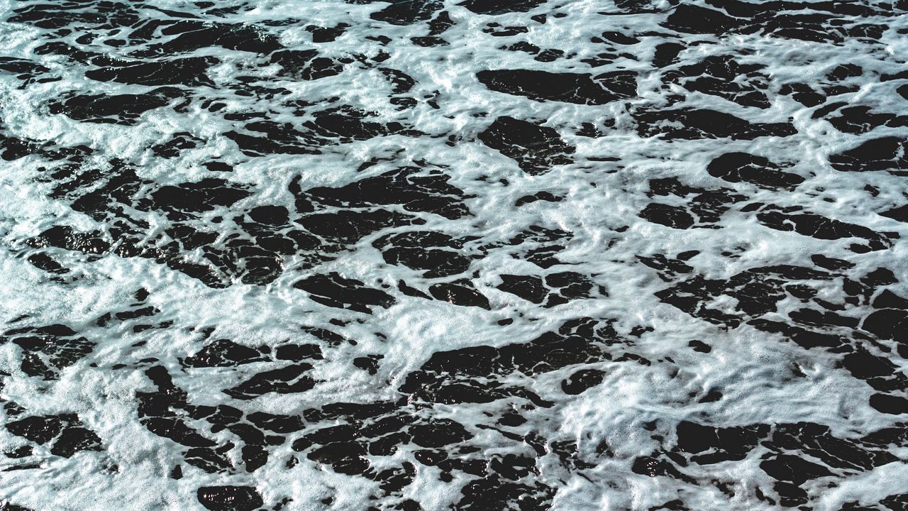 Wallpaper waves, foam, sea, surface