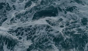 Preview wallpaper waves, foam, surface, water, sea