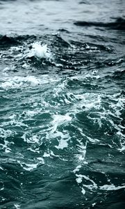Preview wallpaper waves, foam, water, sea