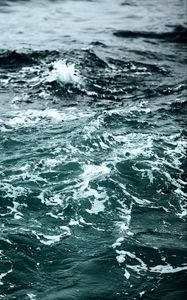 Preview wallpaper waves, foam, water, sea