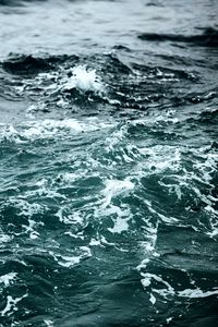 Preview wallpaper waves, foam, water, sea