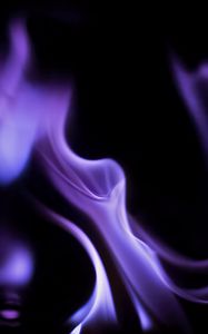 Preview wallpaper waves, folds, purple, abstract