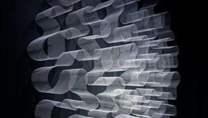 Preview wallpaper waves, folds, volume, shapes