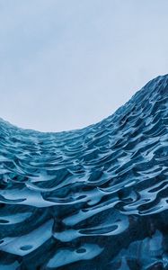 Preview wallpaper waves, frozen, glacier, ice