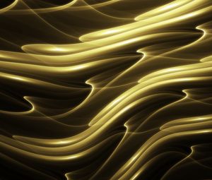 Preview wallpaper waves, glow, fractal, abstraction