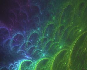 Preview wallpaper waves, glow, fractal, abstraction, digital