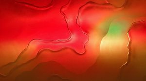 Preview wallpaper waves, layers, abstraction, red