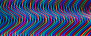 Preview wallpaper waves, light, distortion, colorful, abstraction