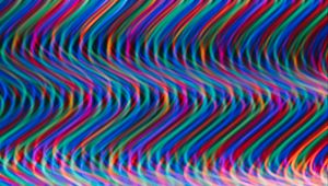 Preview wallpaper waves, light, distortion, colorful, abstraction