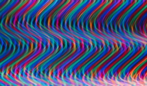 Preview wallpaper waves, light, distortion, colorful, abstraction