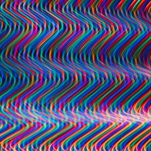 Preview wallpaper waves, light, distortion, colorful, abstraction