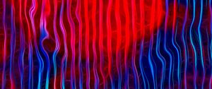 Preview wallpaper waves, lines, abstraction, red, blue