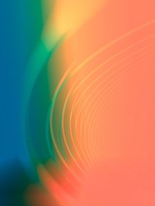 Preview wallpaper waves, lines, abstraction, colorful, blur