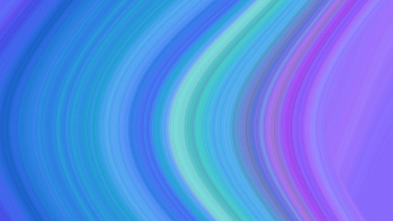 Wallpaper waves, lines, colorful, gradient