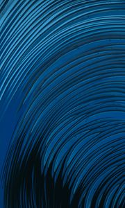Preview wallpaper waves, liquid, paint, abstraction, blue