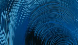 Preview wallpaper waves, liquid, paint, abstraction, blue