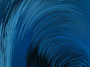 Preview wallpaper waves, liquid, paint, abstraction, blue